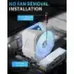 upHere UP1 Elite TC4C ARGB CPU Air Cooler - White