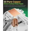 upHere UP2T6 Dual-Tower CPU Air Cooler - White
