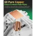 upHere UP2T6 Dual-Tower CPU Air Cooler - White