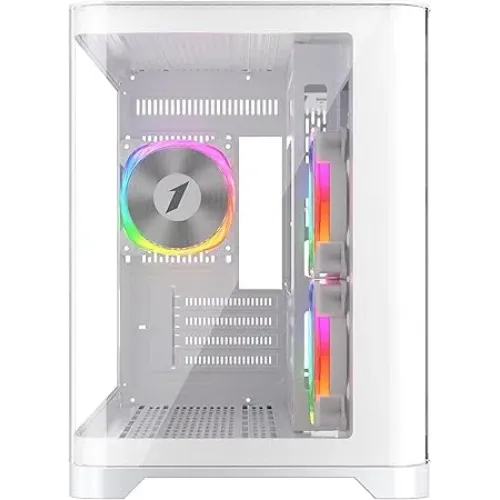 1STPLAYER UV6 M-ATX Mid Tower Gaming Casing White