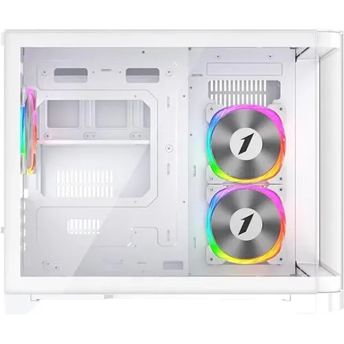1STPLAYER UV6 M-ATX Mid Tower Gaming Casing White