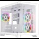 1STPLAYER UV6 M-ATX Mid Tower Gaming Casing White