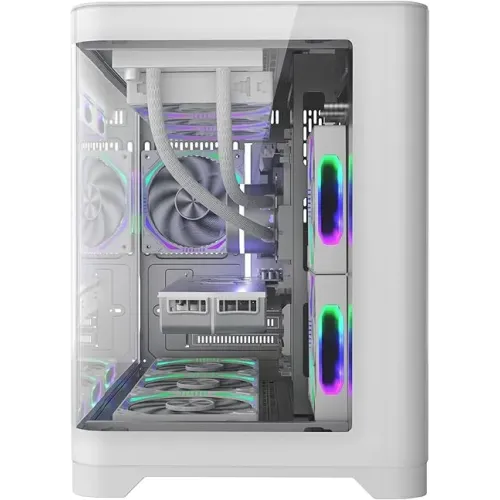1STPLAYER UV6 M-ATX Mid Tower Gaming Casing White
