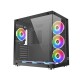 XIGMATEK Aquarius Plus Black Tempered Glass ATX Case With 7Fan