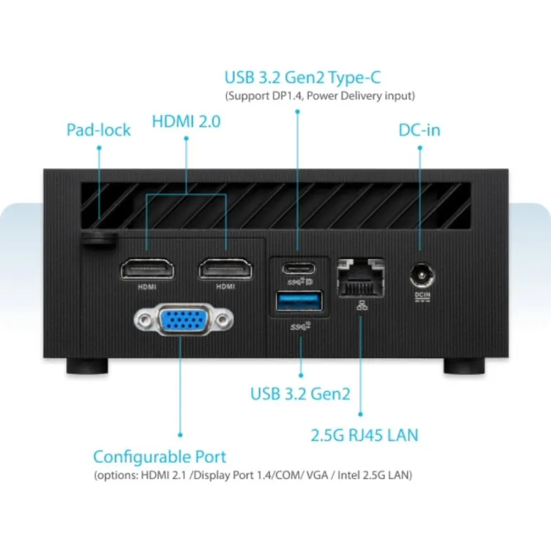 Asus ExpertCenter PN64 Core i3 12th Gen Portable Mini PC