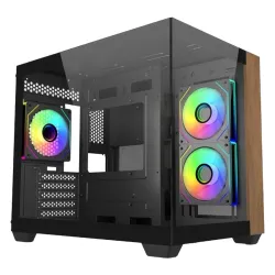 Cooler Master Elite 481 Wood Cabinet Case - Black