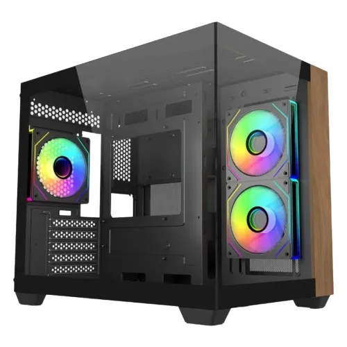 Cooler Master Elite 481 Wood Cabinet Case - Black