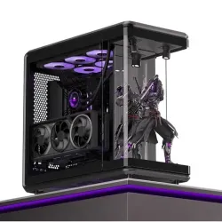 Cooler Master MasterFrame 360 PANORAMA Mid Tower Cabinet Case - Black
