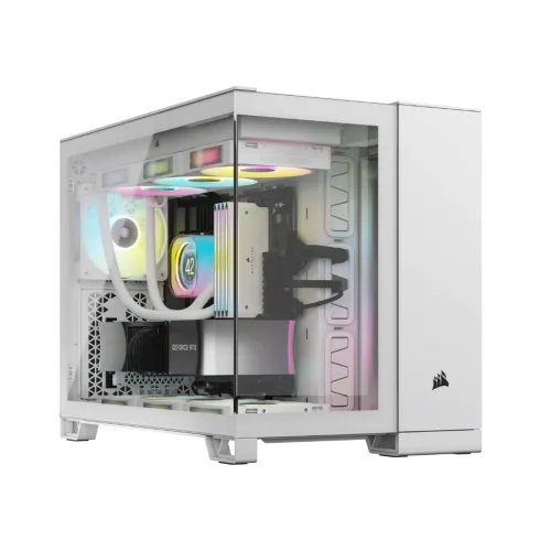 Corsair CC-9011268-WW iCUE LINK 2500X RGB Micro ATX Dual Chamber PC Case
