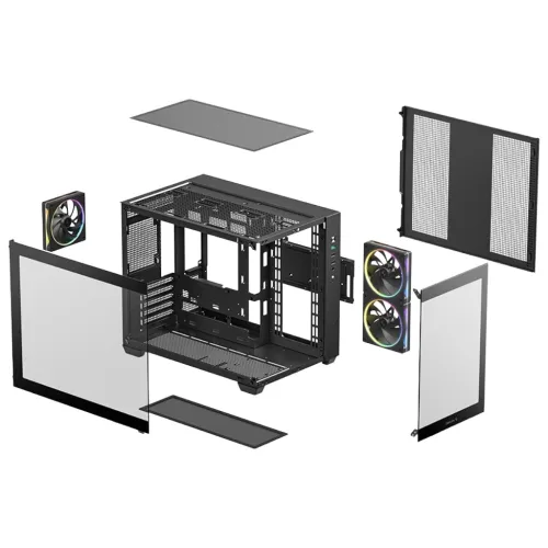 Deepcool CG330 3F Micro-ATX Compact PC Case