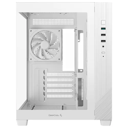 Deepcool CG330 3F WH Micro-ATX Compact PC Case