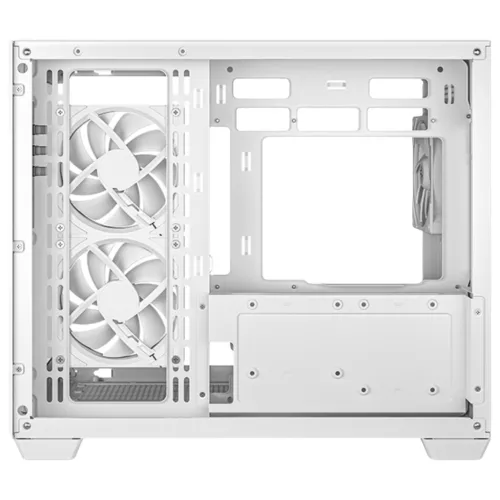 Deepcool CG330 3F WH Micro-ATX Compact PC Case