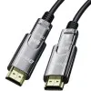 Dtech DT-HF3005 5 Meter Type-D to Type-A Dual Connector Fiber Optic HDMI Cable
