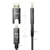 Dtech DT-HF3005 5 Meter Type-D to Type-A Dual Connector Fiber Optic HDMI Cable