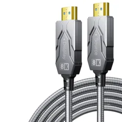 Dtech DT-HF8001K 1 Meter 8K HDMI Armor Fiber Optic Cable