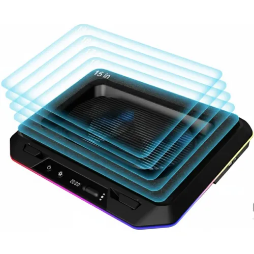 Gamdias AETHER P1 RGB Laptop Cooler With Phone Stand