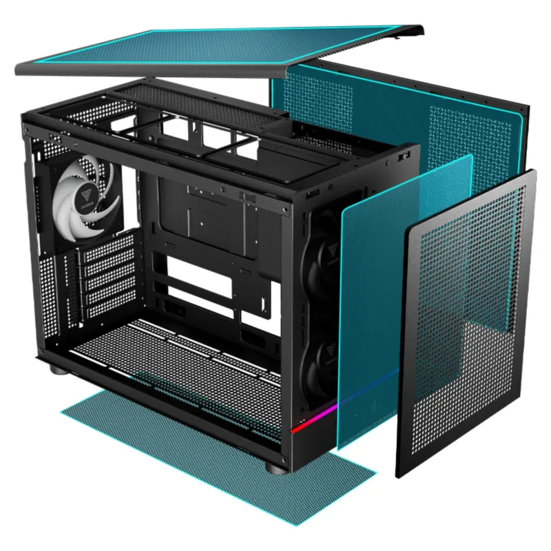 Gamdias ATHENA M4M Micro-ATX Mid Tower Gaming Casing
