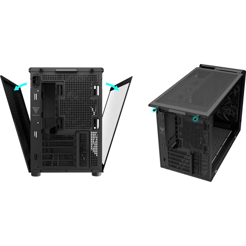 Gamdias ATHENA M4M WOOD mATX Mini Tower Gaming Casing