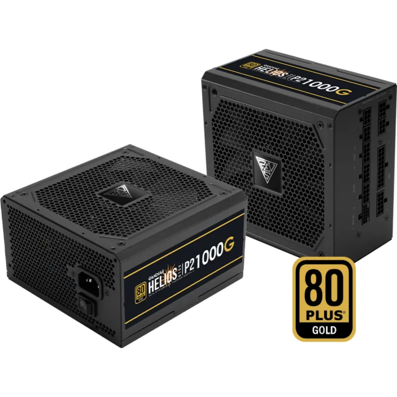 Gamdias HELIOS P2-1000G 1000W ATX 3.1 & PCIE 5.1 80+ Gold Full Modular Power Supply