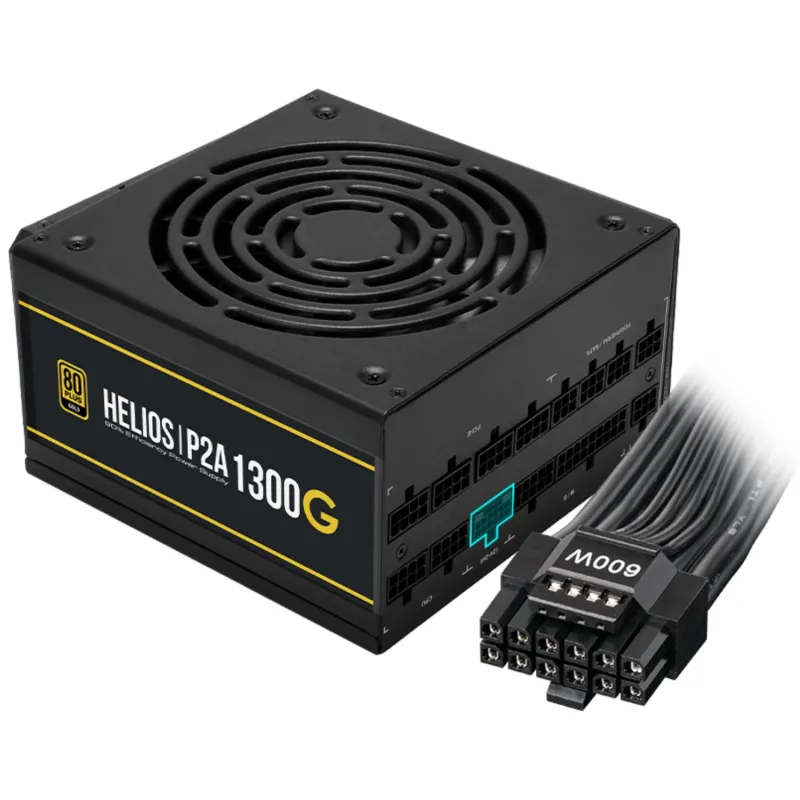 Gamdias HELIOS P2A-1300G 1300W ATX 3.1 & PCIE 5.1 80+ Gold Full Modular Power Supply