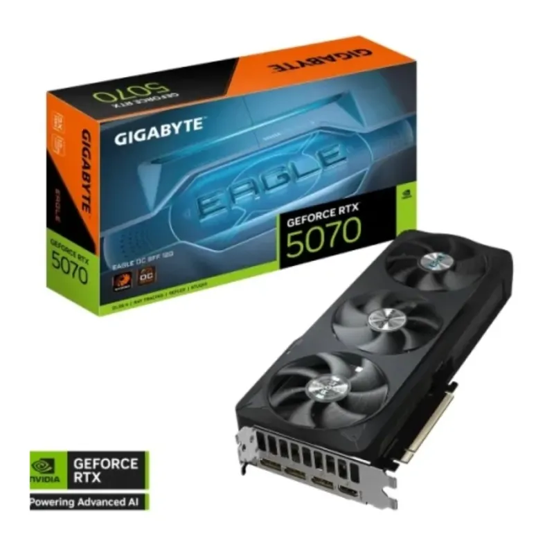 GIGABYTE GeForce RTX 5070 EAGLE OC SFF 12GB GDDR7 Graphics Card GIGABYTE GeForce RTX 5070 EAGLE OC SFF 12GB GDDR7 Graphics Card