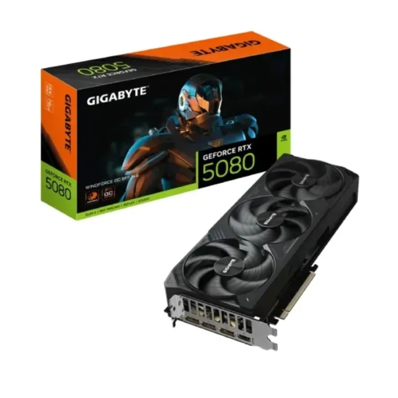 Gigabyte GeForce RTX 5080 WINDFORCE OC SFF 16G GDDR7 Graphics Card