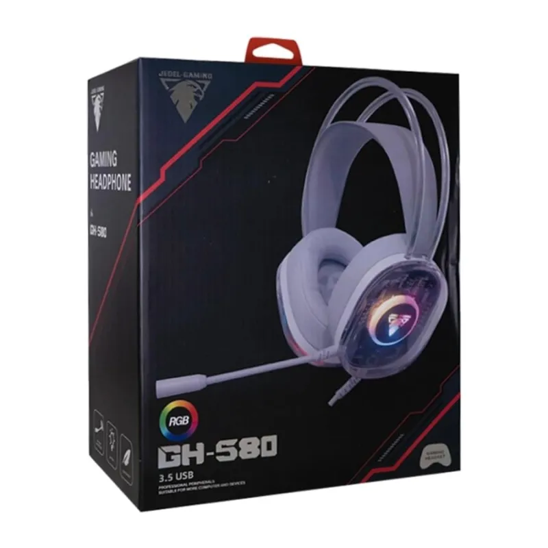 Jedel GH580 Wired RGB Gaming Headphone