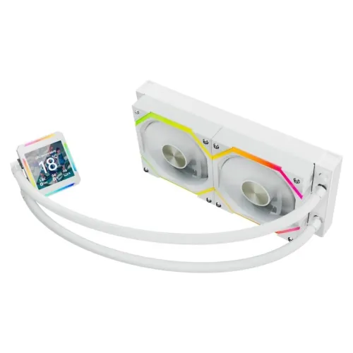 Jungle Leopard ASTROSHEL LCD 240 ARGB AlI In One Liquid CPU Cooler (White)