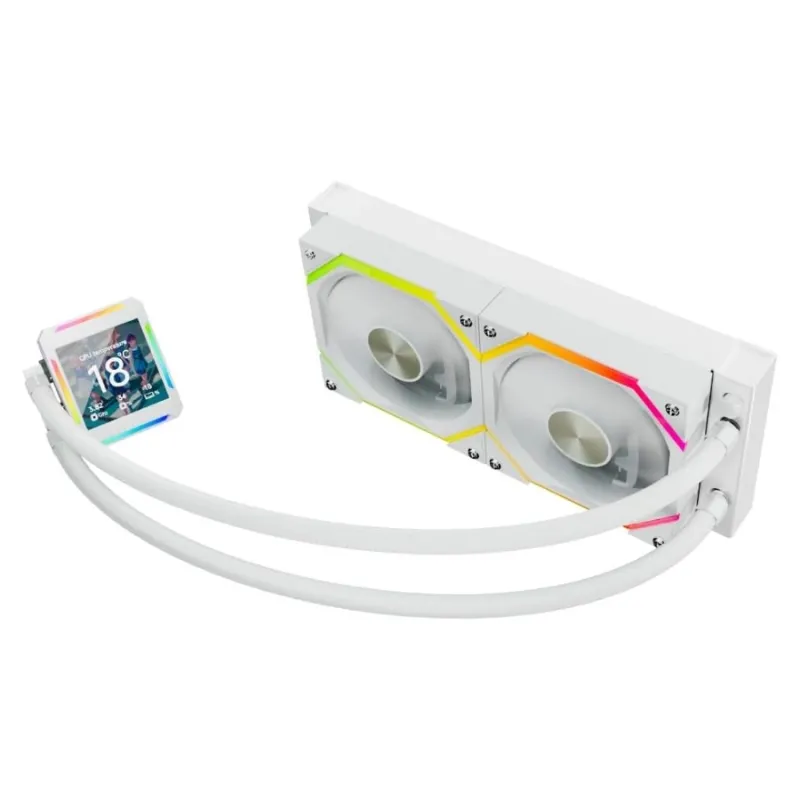 Jungle Leopard ASTROSHEL LCD 240 ARGB AlI In One Liquid CPU Cooler (White)