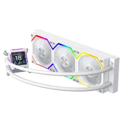 Jungle Leopard ASTROSHEL LCD 360 ARGB AlI In One Liquid CPU Cooler (White)