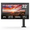 LG 32UN880K-B 32 inch 4K UHD Ergo IPS Monitor