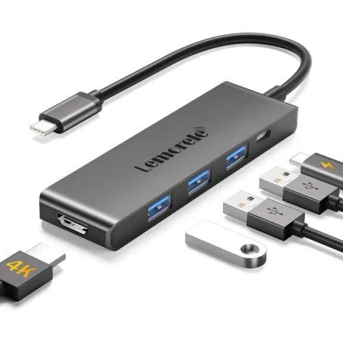 Lemorele TC22 USB C Hub USB C Adapter