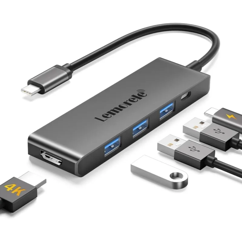 Lemorele TC22 USB C Hub USB C Adapter Lemorele TC22 USB C Hub USB C Adapter