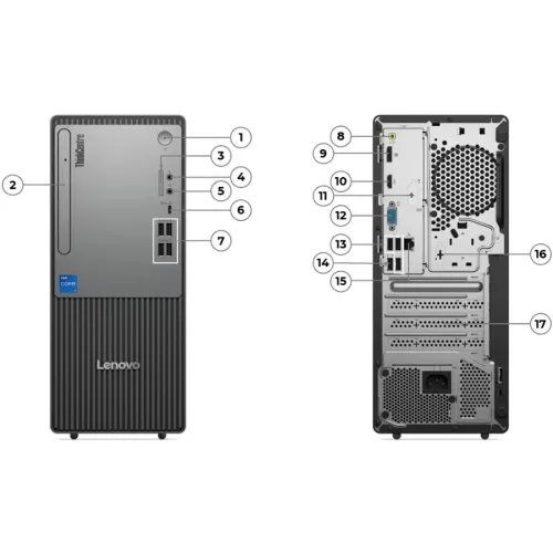 Lenovo ThinkCentre neo 50t Gen 5 Core i3 14th Gen 8GB RAM 512GB SSD Brand PC