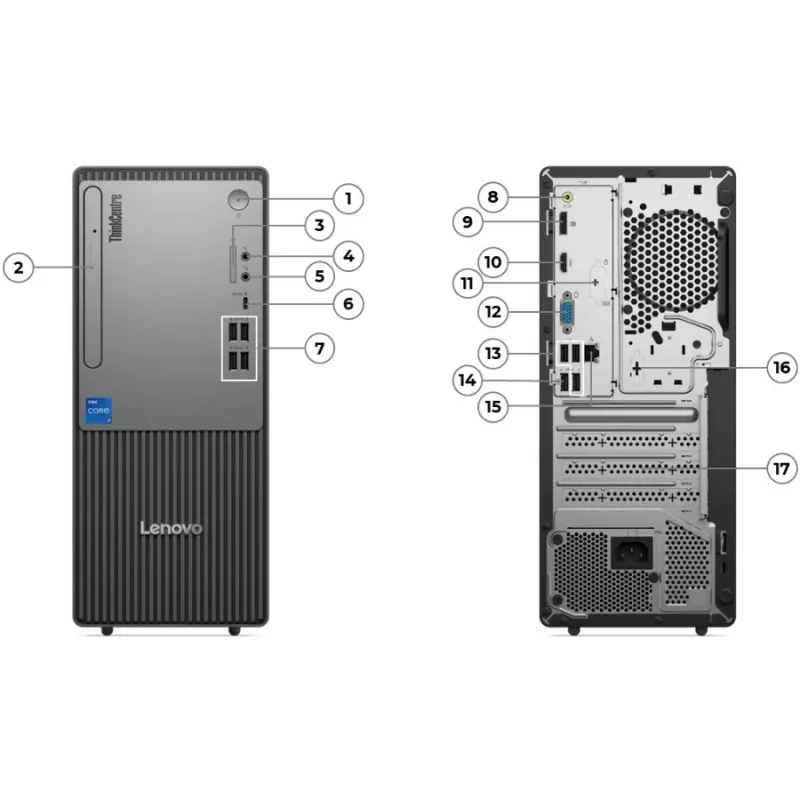 Lenovo ThinkCentre neo 50t Gen 5 Core i3 13th Gen 8GB RAM 512GB SSD Brand PC