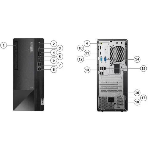 Lenovo ThinkCentre Neo 50t Gen 4 Core i5 13th Gen 8GB RAM 512GB SSD Brand PC