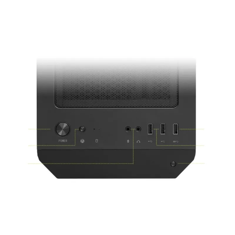 MSI MAG FORGE M100R Micro ATX Tower Gaming Case