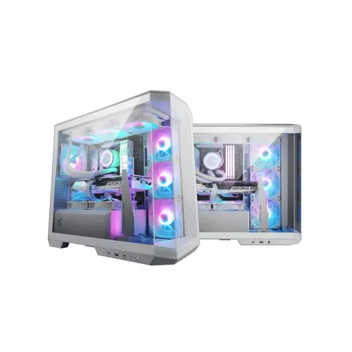 MSI MAG PANO 100R PZ White ARGB ATX Mid Tower Gaming Casing