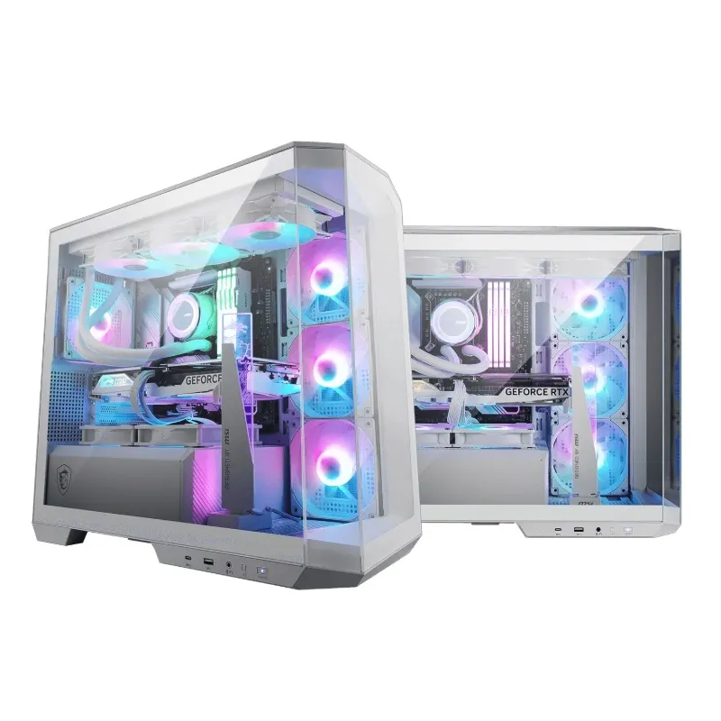 MSI MAG PANO 100R PZ White ARGB ATX Mid Tower Gaming Casing