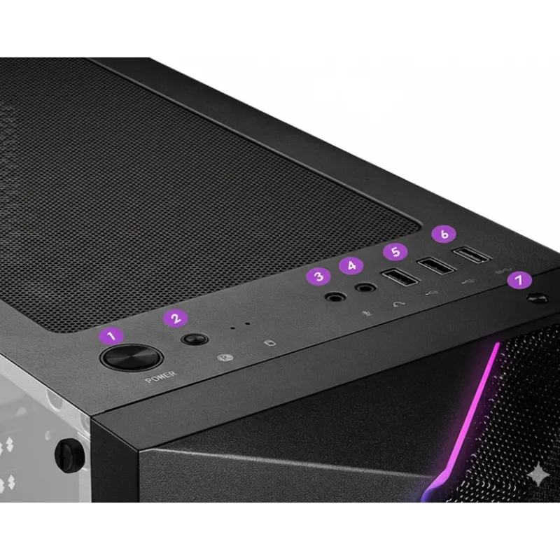 MSI MAG VAMPIRIC 100R Mid-Tower Gaming Case