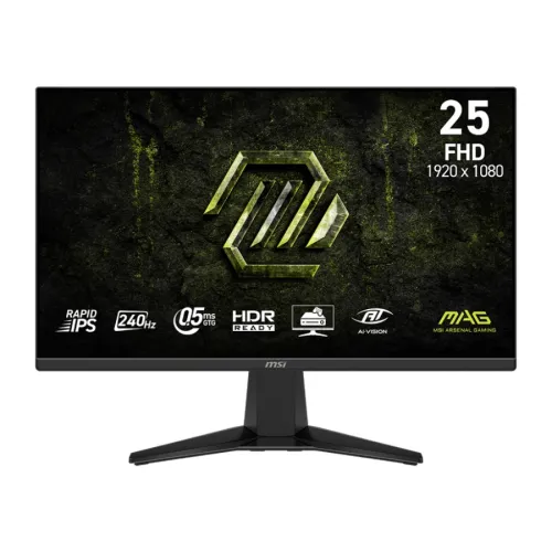 MSI MAG 255F X24 25" 240Hz 0.5ms Rapid IPS FHD Gaming Monitor