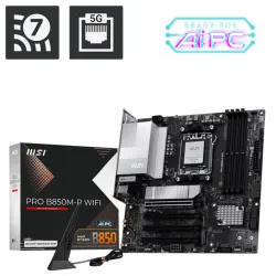 MSI PRO B850M-P WIFI AM5 mATX Motherboard