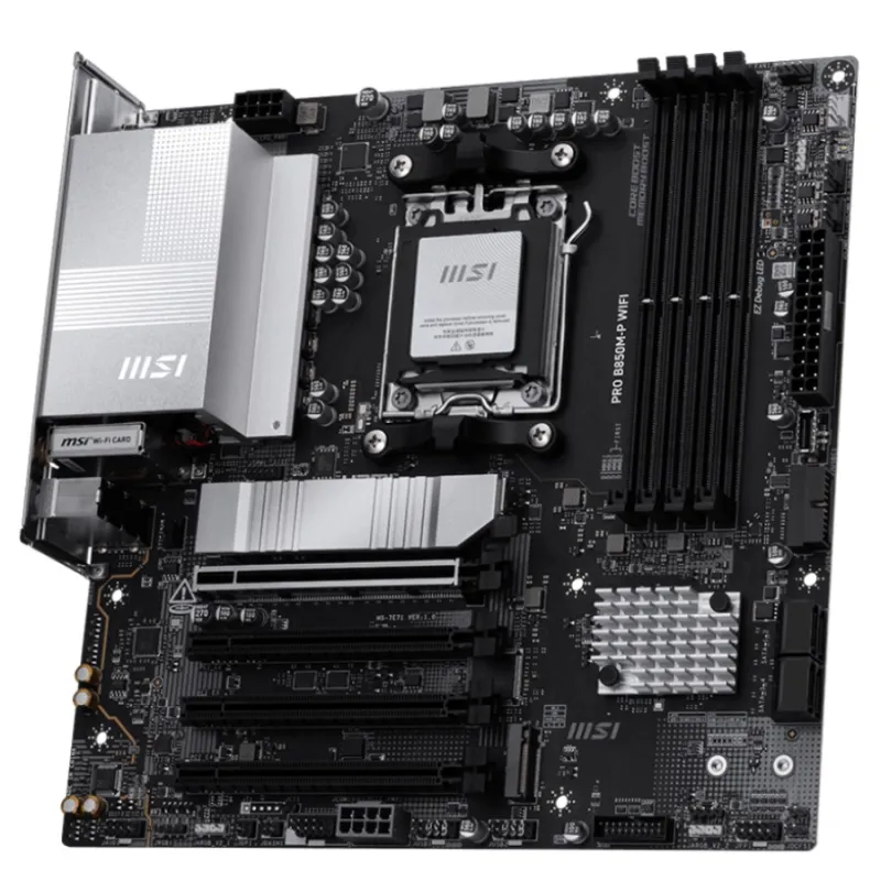 MSI PRO B850M-P WIFI AM5 mATX Motherboard