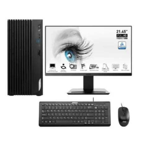 MSI PRO DP180 13th Gen Core i5 8GB RAM 512GB SSD Desktop PC With Monitor