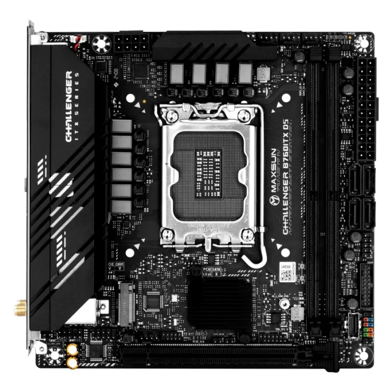 Maxsun Challenger B760ITX WiFi 6 DDR5 Mini-ITX Gaming Motherboard