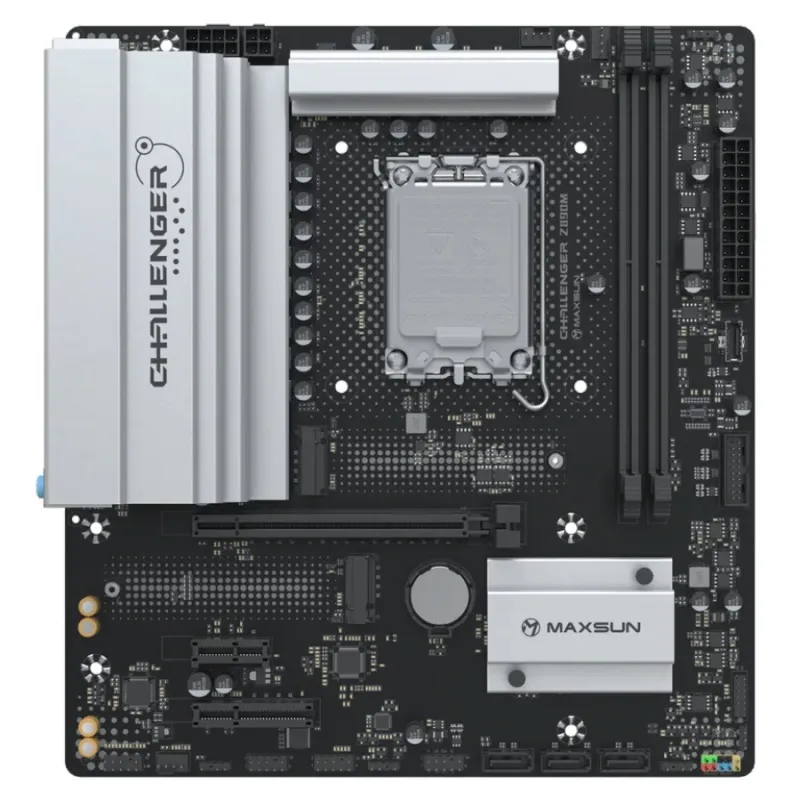 Maxsun Challenger Z890M Wi-Fi-6 DDR5 Intel Core Ultra LGA1851 Socket Motherboard