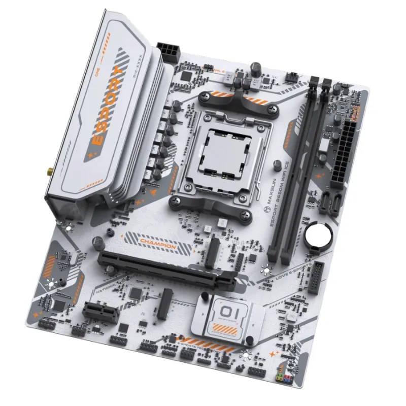 MAXSUN eSport B650M WIFI6 ICE AM5 DDR5 AMD B650 m-ATX Motherboard