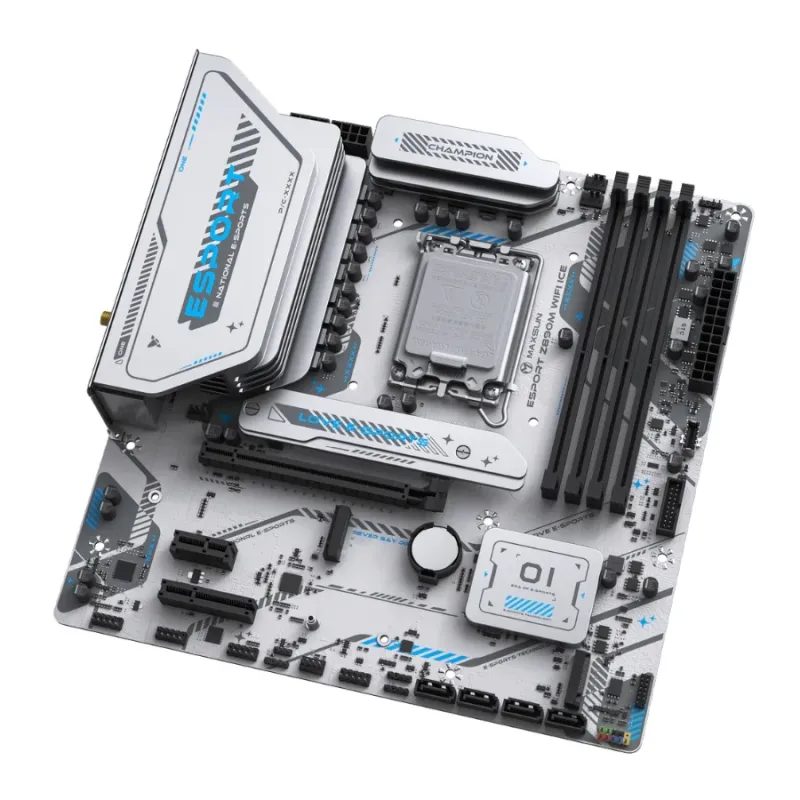 MAXSUN eSport Z890M WIFI ICE DDR5 Intel Z890 M-ATX Motherboard