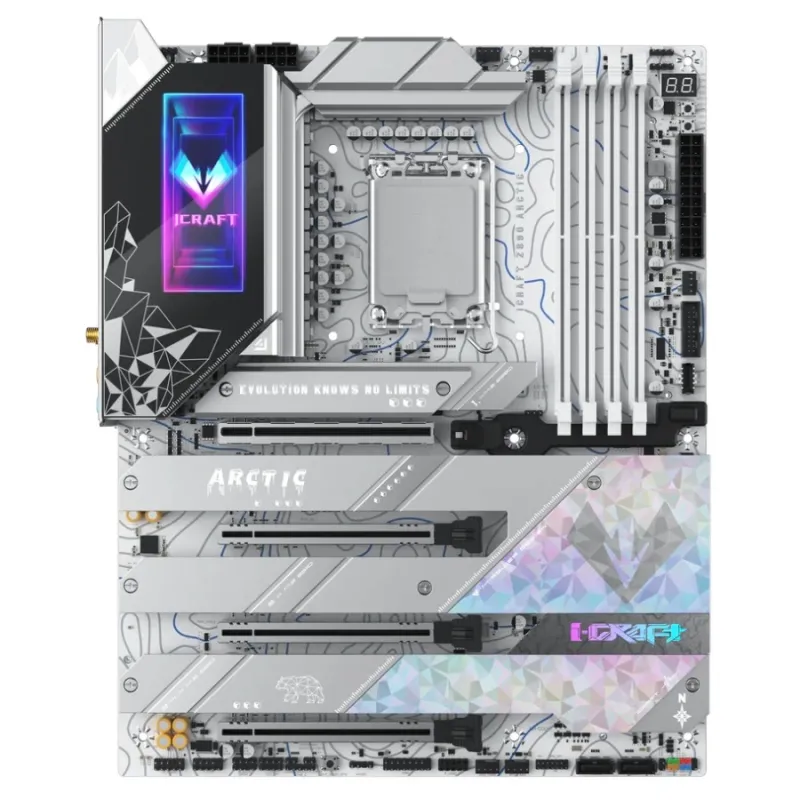 Maxsun iCraft Z890 Arctic Wi-Fi 7 DDR5 ATX Motherboard