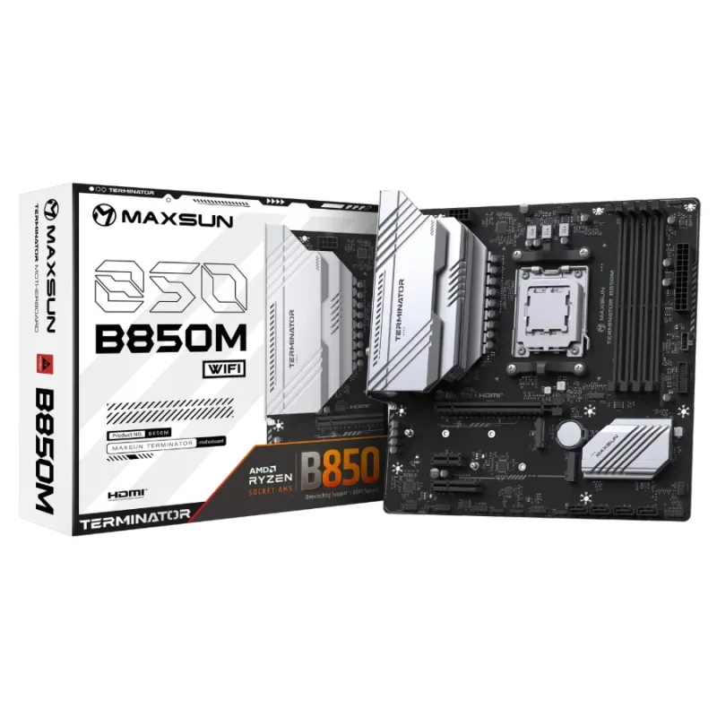 MAXSUN MS-Terminator B850M WIFI DDR5 AMD AM5 Motherboard